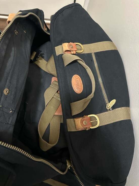 Tumi Other - Tumi Dakota Vintage Black Canvas Duffel Weekend Bag 3 pieces set
